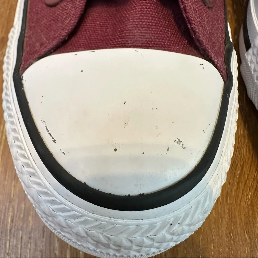 Converse Chuck Taylor All Star Madison Burgundy Plaid Sneakers‎ 561739F Womens 7 - Picture 7 of 7
